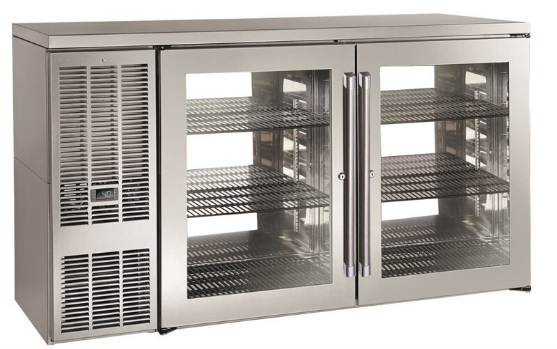 Self-Contained Pass-Thru Refrigerators are offered with 1, 2, or 3 doors on each side for easy access to product from either side. PTS60