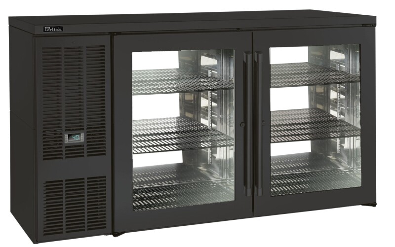 Self-Contained Pass-Thru Refrigerators are offered with 1, 2, or 3 doors on each side for easy access to product from either side. PTS60