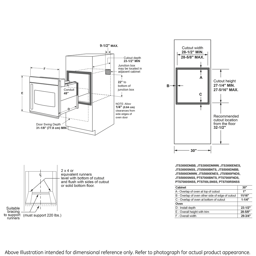 30" Smart Built-In Convection Single Wall Oven with Right-Hand Side-Swing Doors view 13