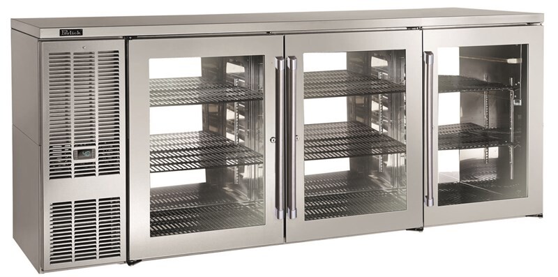 Self-Contained Pass-Thru Refrigerators are offered with 1, 2, or 3 doors on each side for easy access to product from either side. PTS84