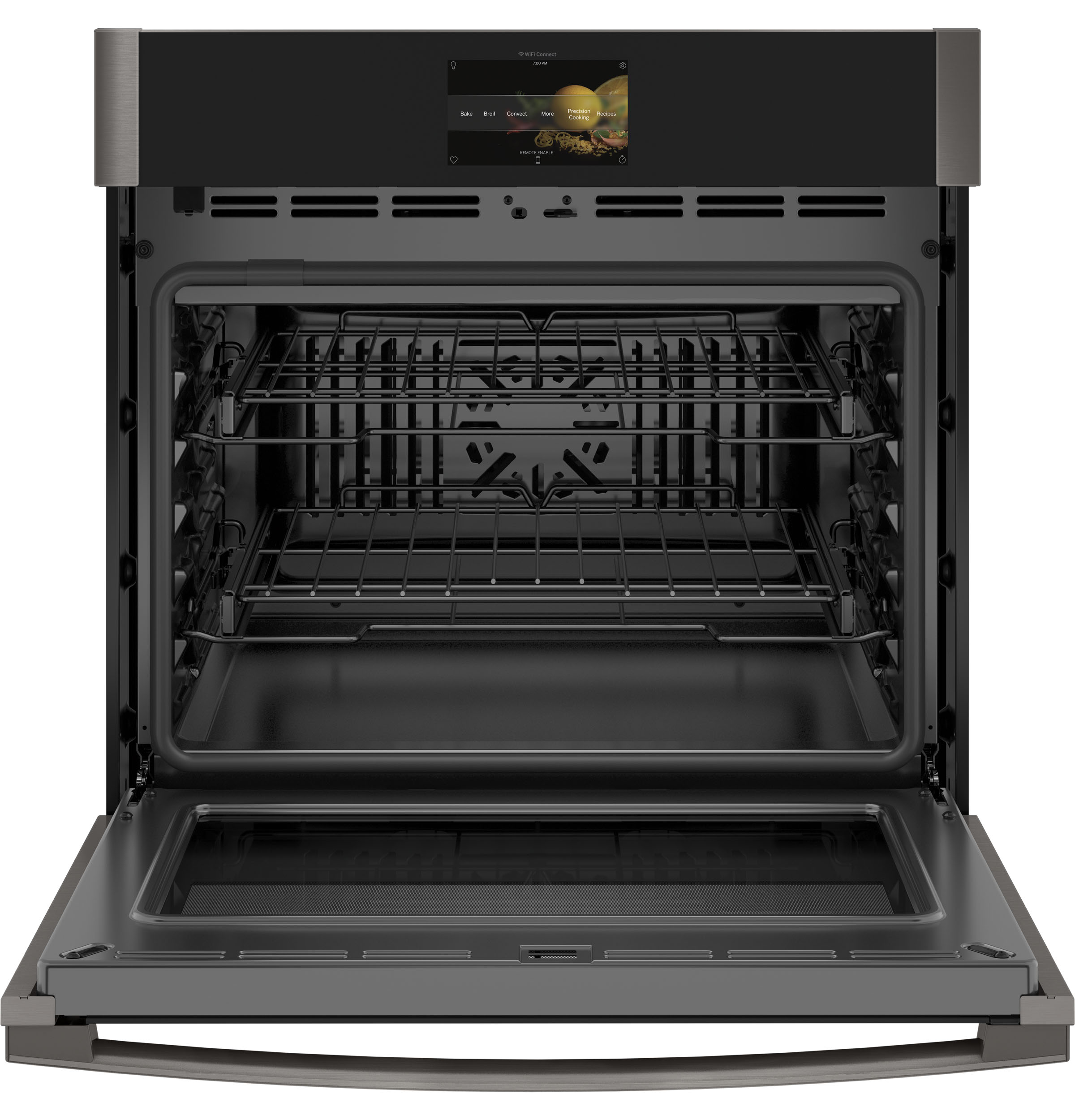 30" Smart Built-In Convection Single Wall Oven with In-Oven Camera and No Preheat Air Fry PTS9000BNTS