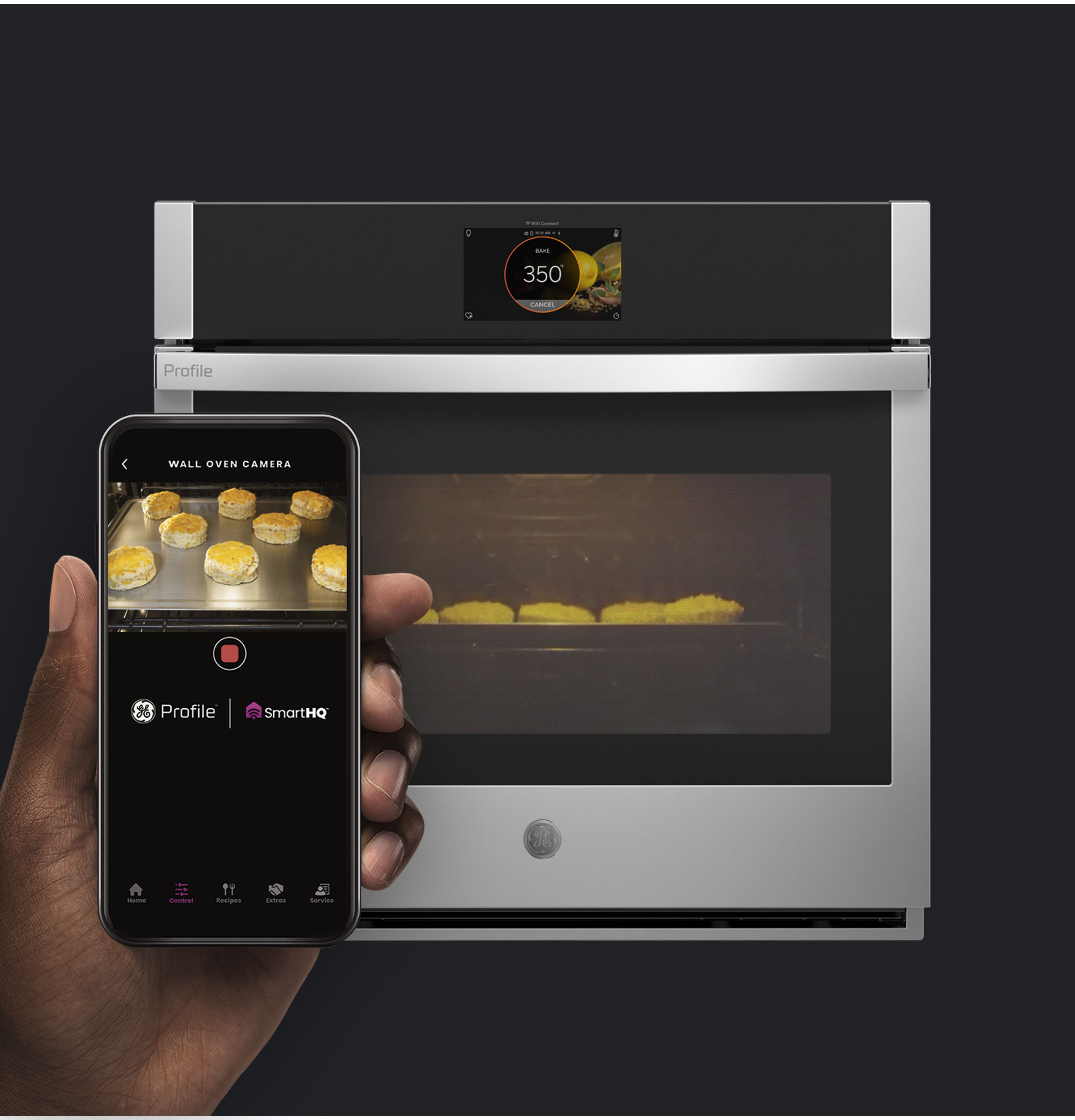 30" Smart Built-In Convection Single Wall Oven with In-Oven Camera and No Preheat Air Fry view 16