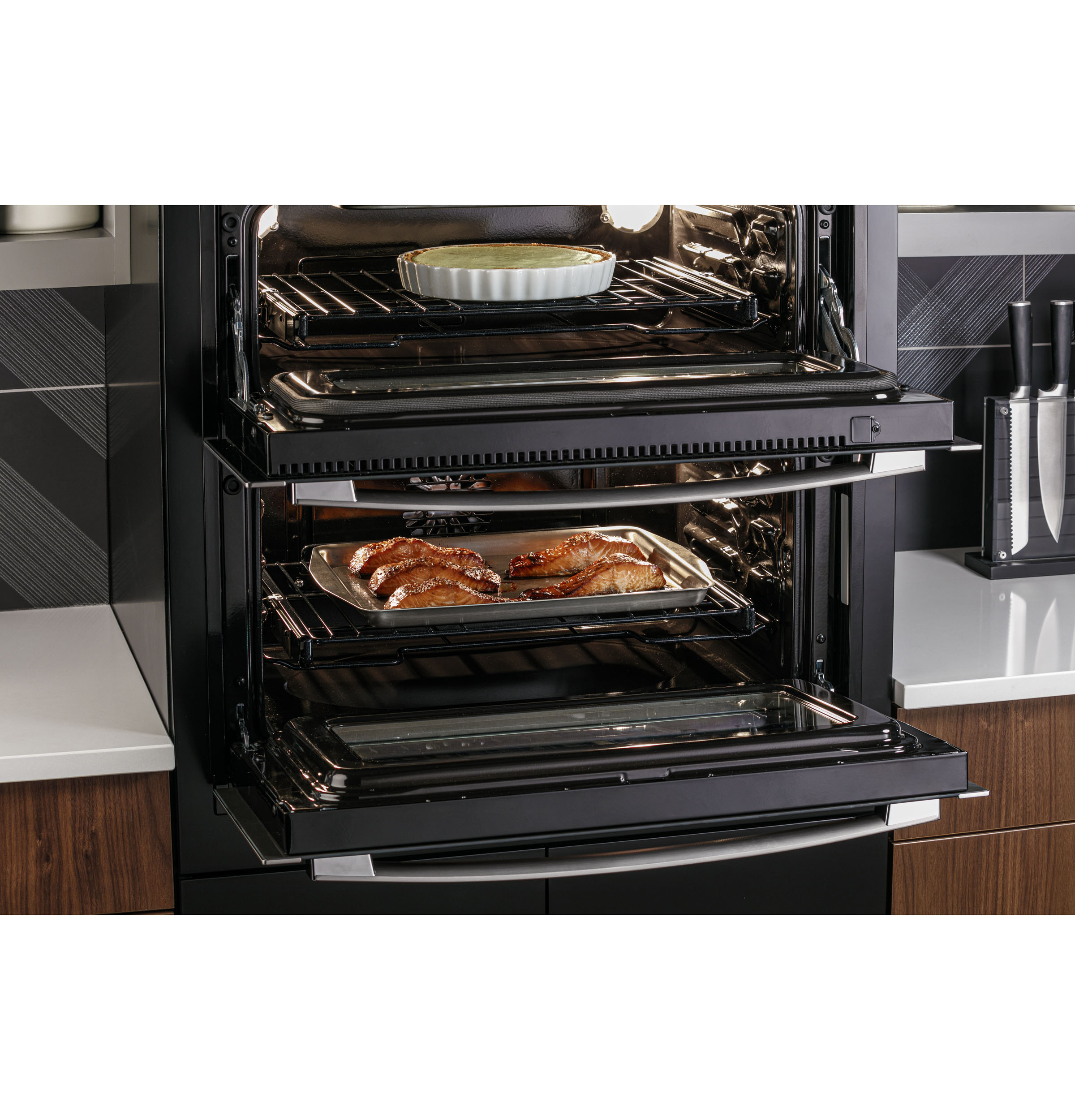 30" Smart Built-In Twin Flex Convection Wall Oven view 14