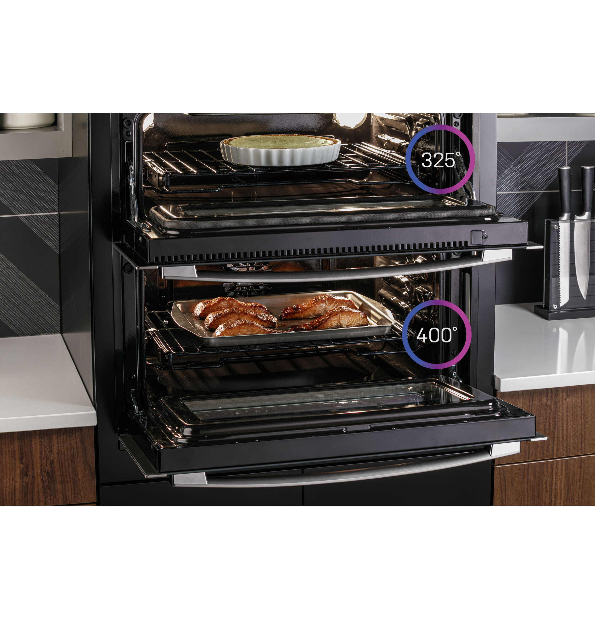 30" Smart Built-In Twin Flex Convection Wall Oven view 13