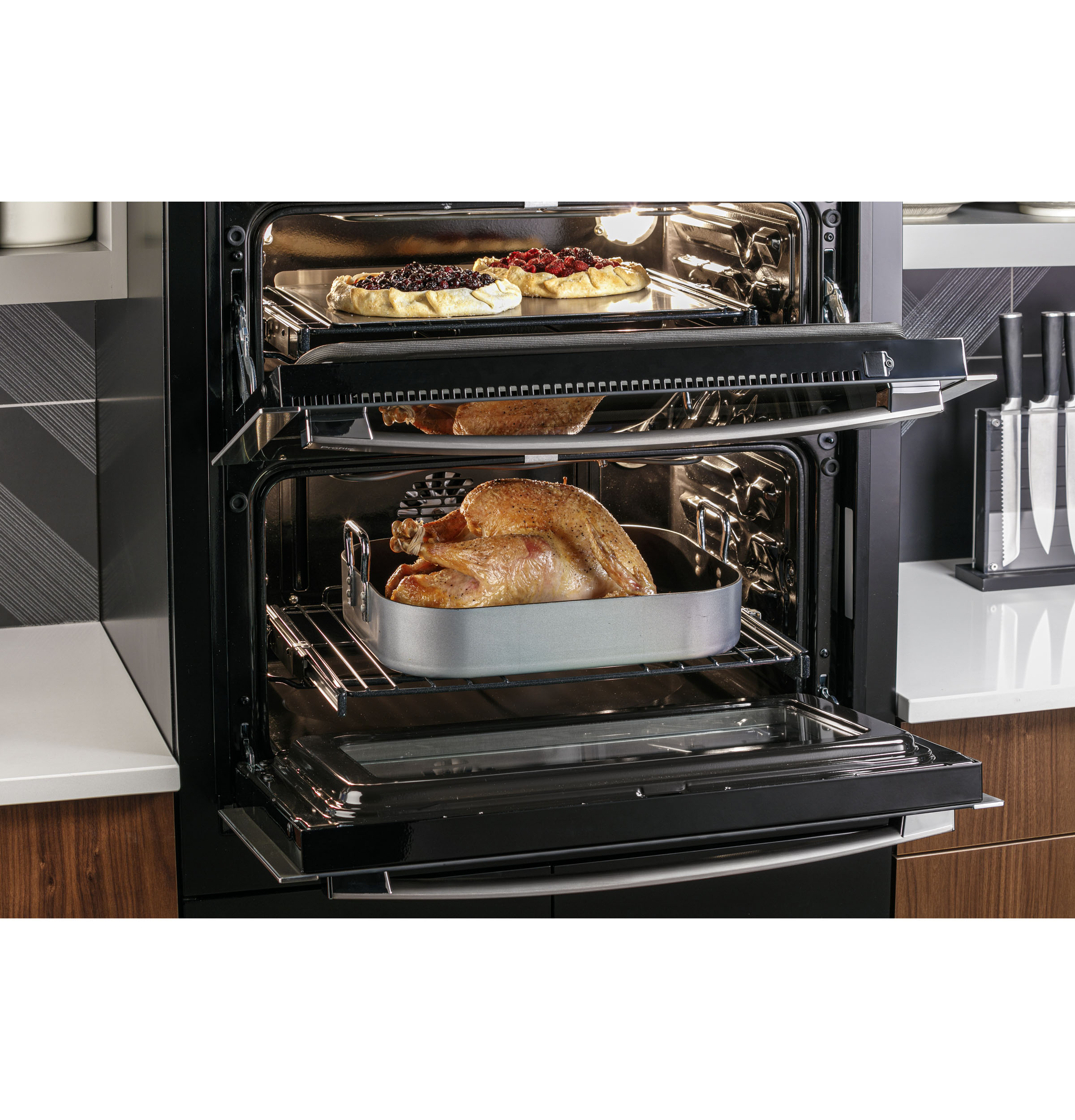 30" Smart Built-In Twin Flex Convection Wall Oven view 9
