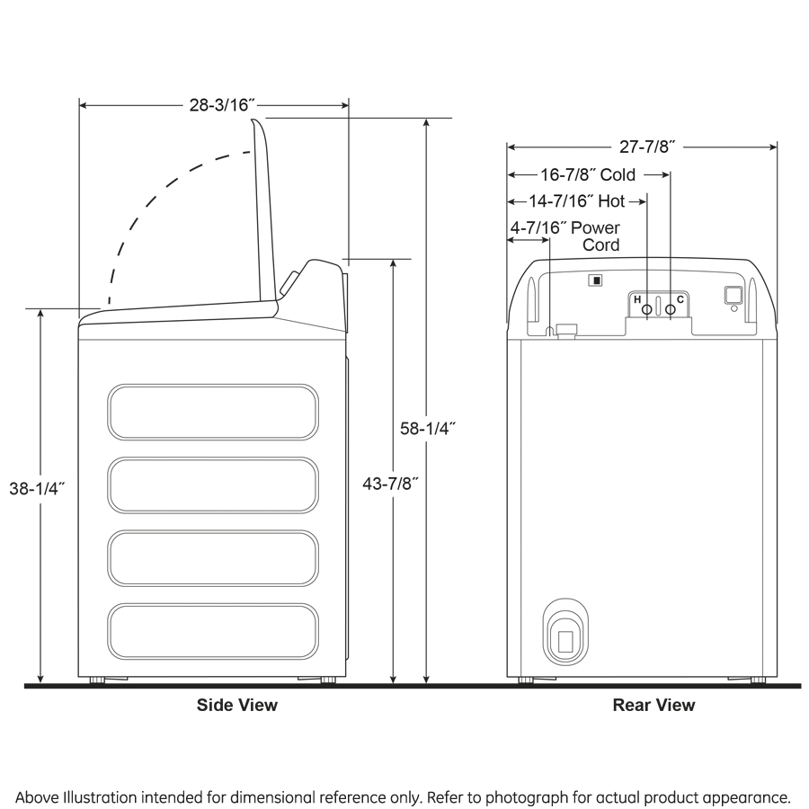 5.0 cu. ft. Capacity Washer with Smarter Wash Technology and FlexDispense view 13