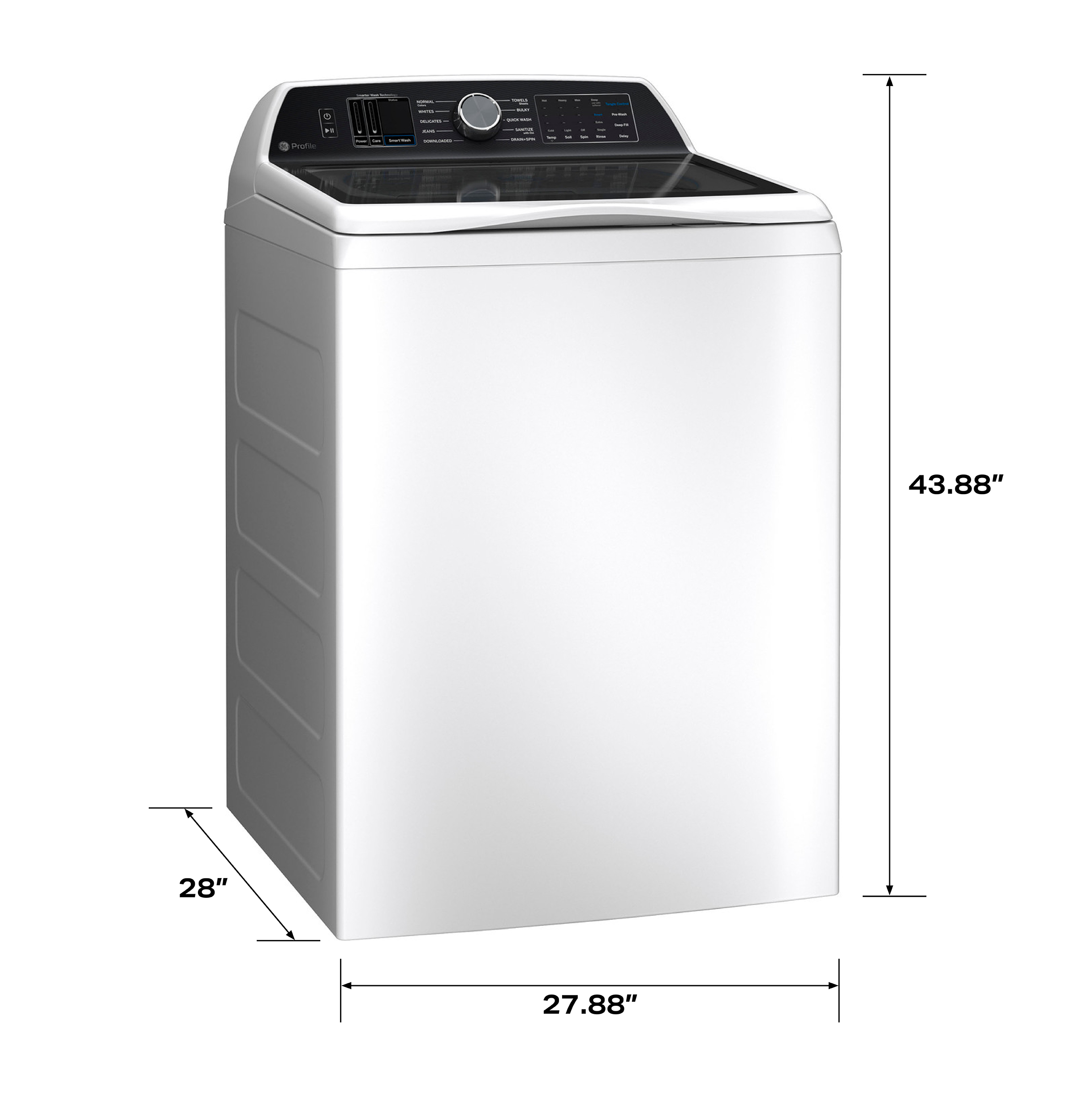 5.4 cu. ft. Capacity Washer with Smarter Wash Technology and FlexDispense view 3