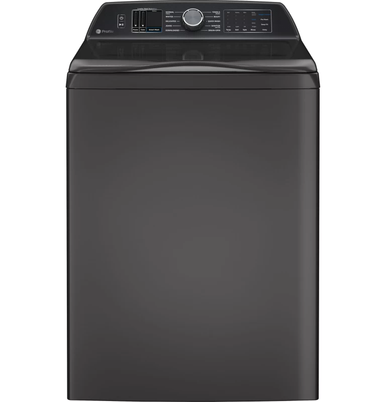 GE Profile 5.3  cu. ft. Capacity Washer with Smarter Wash Technology and FlexDispense Diamond Gray PTW705BPTDG Picture 1
