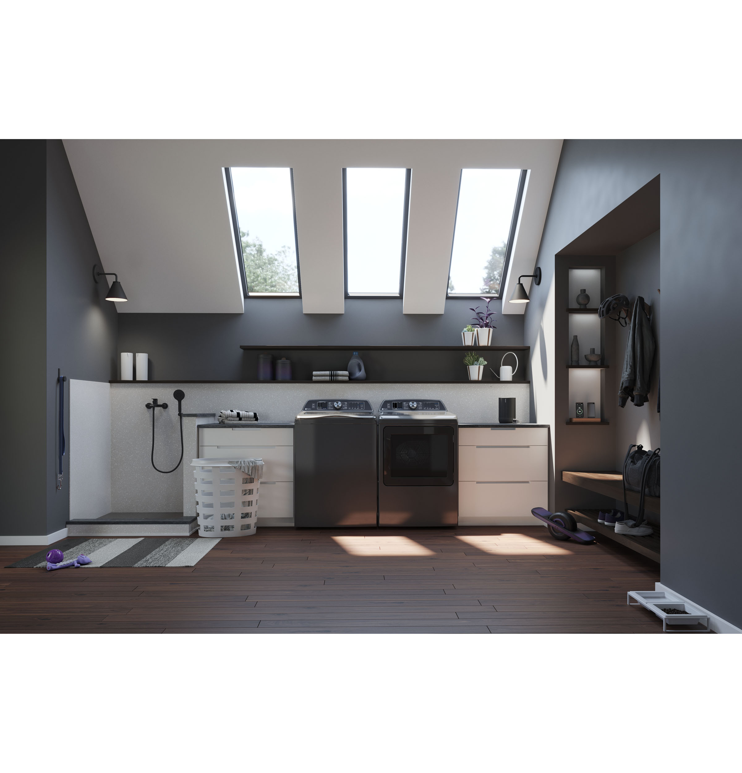 5.3 cu. ft. Capacity Washer with Smarter Wash Technology and FlexDispense view 16