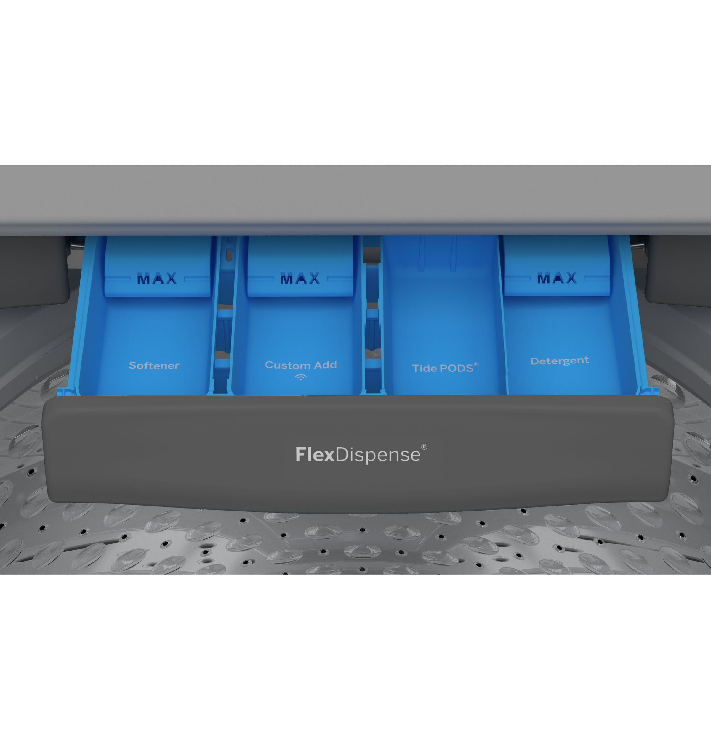 5.3 cu. ft. Capacity Washer with Smarter Wash Technology and FlexDispense view 6