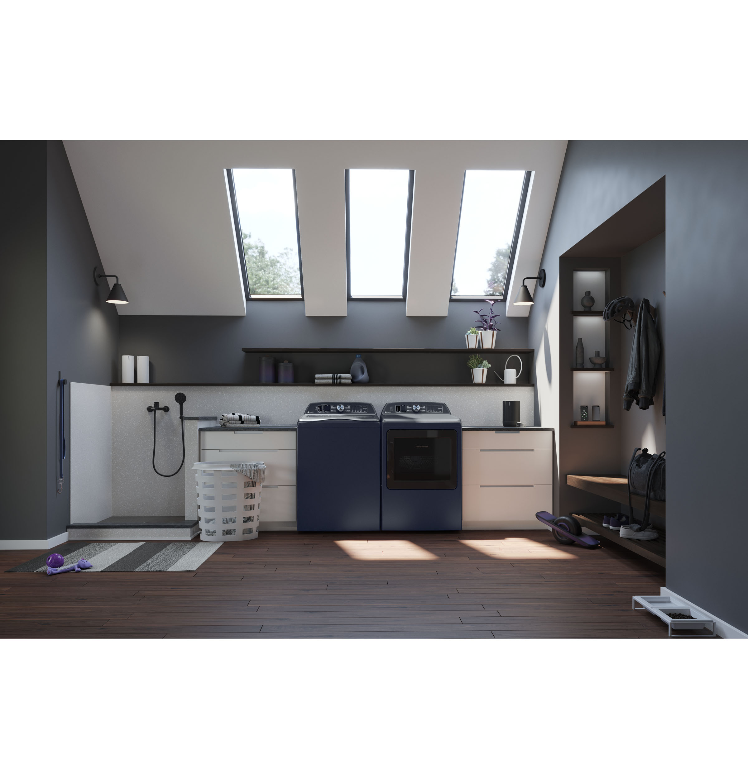 5.4 cu. ft. Capacity Washer with Smarter Wash Technology and FlexDispense PTW900BPTRS
