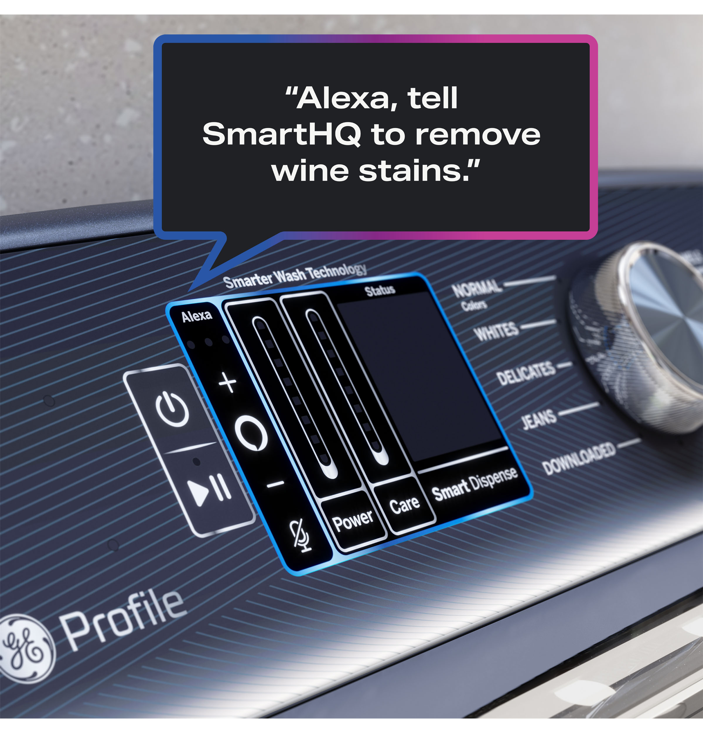 5.4 cu. ft. Capacity Washer with Smarter Wash Technology and FlexDispense PTW900BPTRS