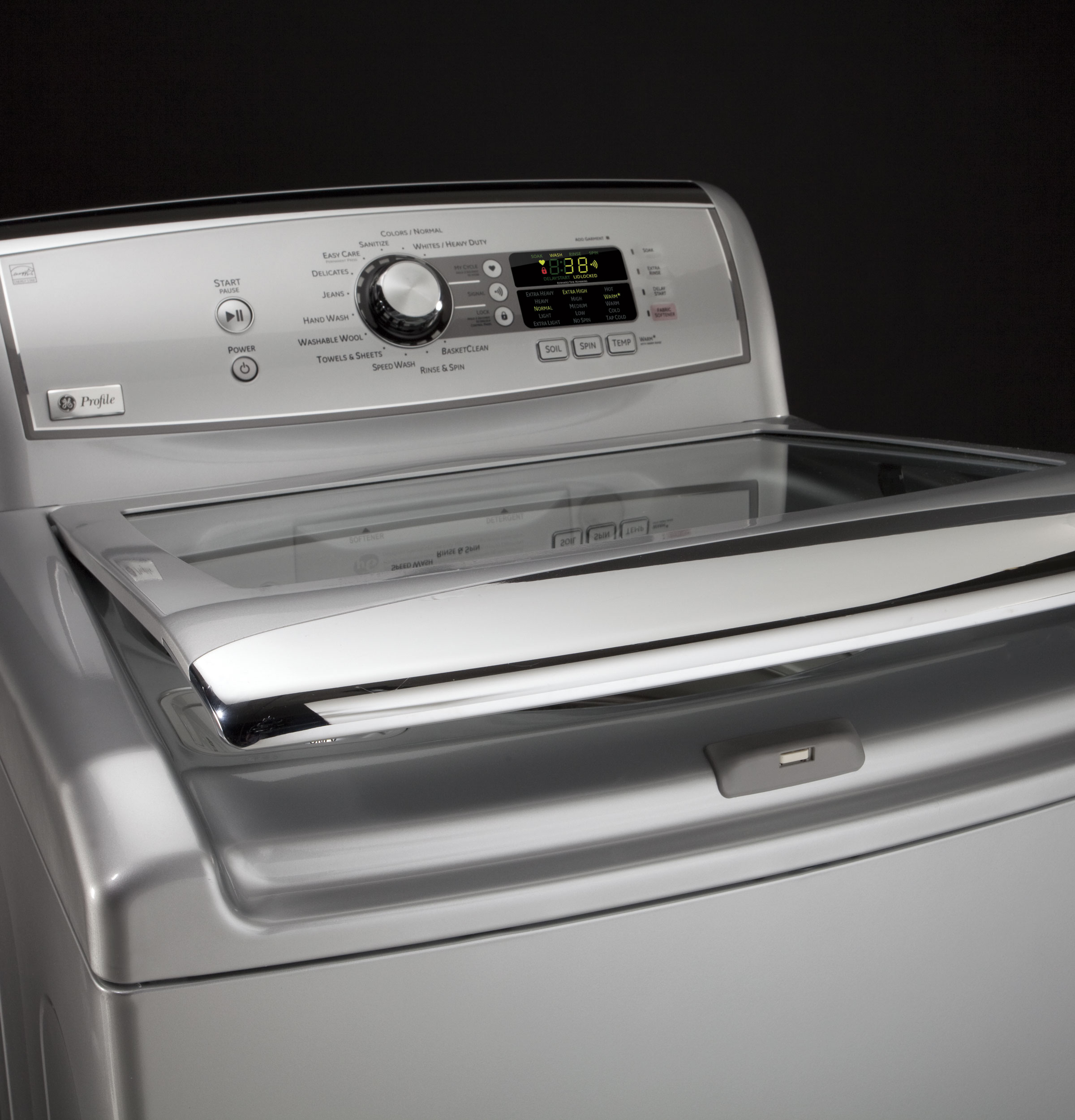 Harmony 4.5 DOE cu. ft. stainless steel capacity washer PTWN8055MMS