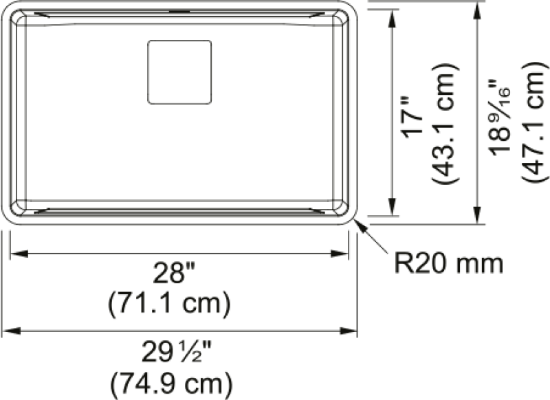 Pescara Undermount Sink view 2