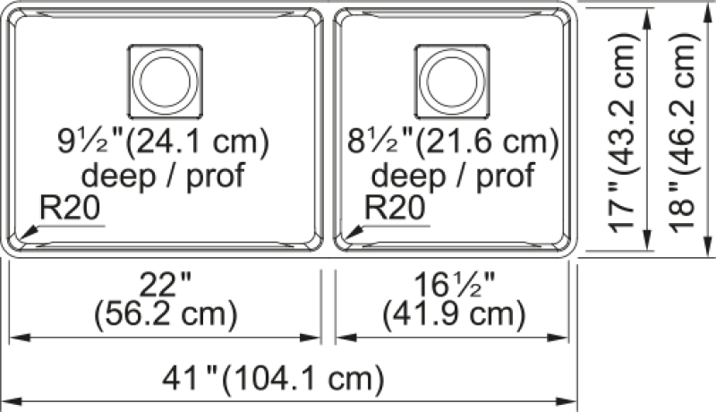 Pescara Undermount Sink view 2