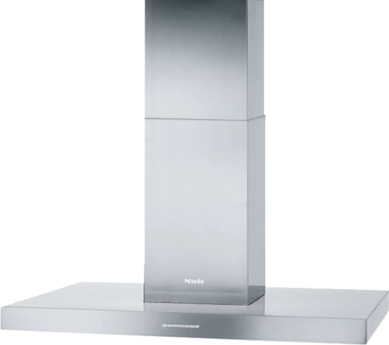 Island décor hood with energy-efficient LED lighting and backlit controls for easy use. PUR98D