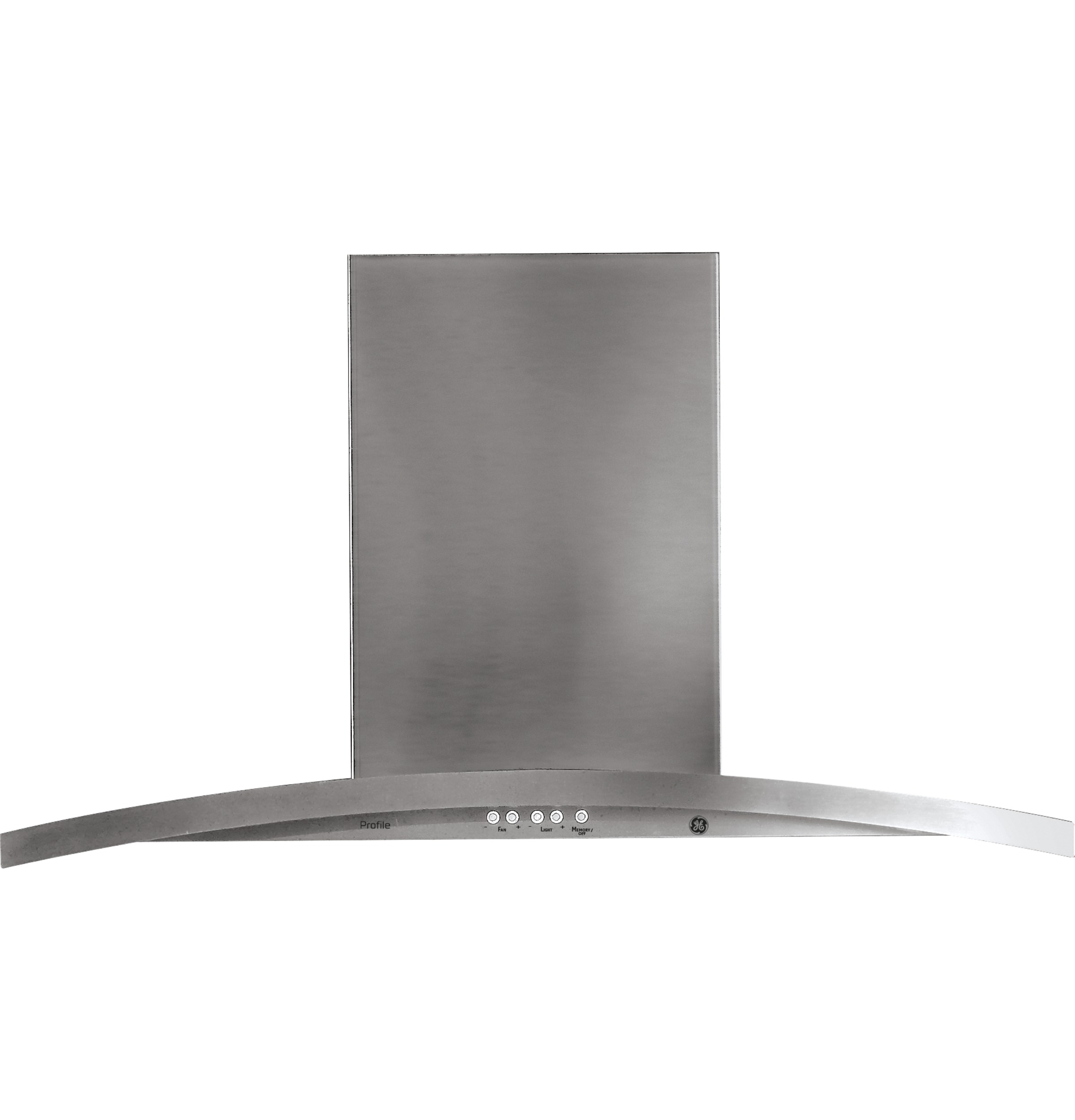 GE Profile 36" Island-Mount Chimney Hood Stainless Steel PV977NSS Picture 1