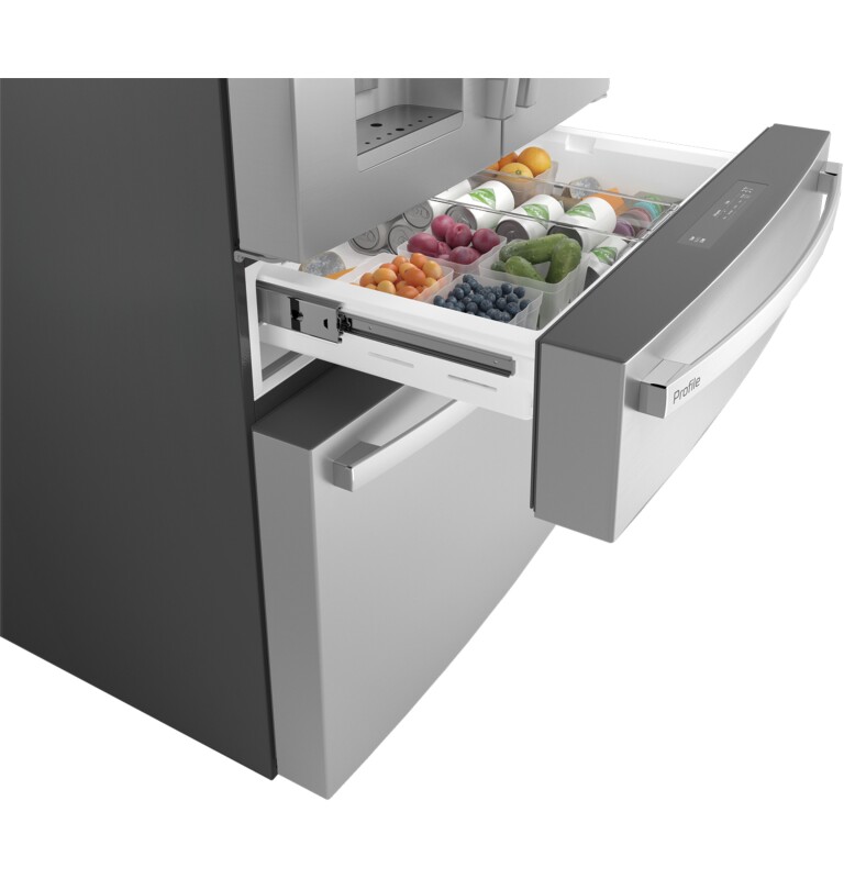 27.9 Cu. Ft. Smart Fingerprint Resistant 4-Door French-Door Refrigerator with Door In Door view 20