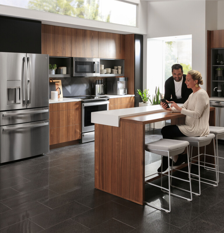 27.9 Cu. Ft. Smart Fingerprint Resistant 4-Door French-Door Refrigerator with Door In Door view 14