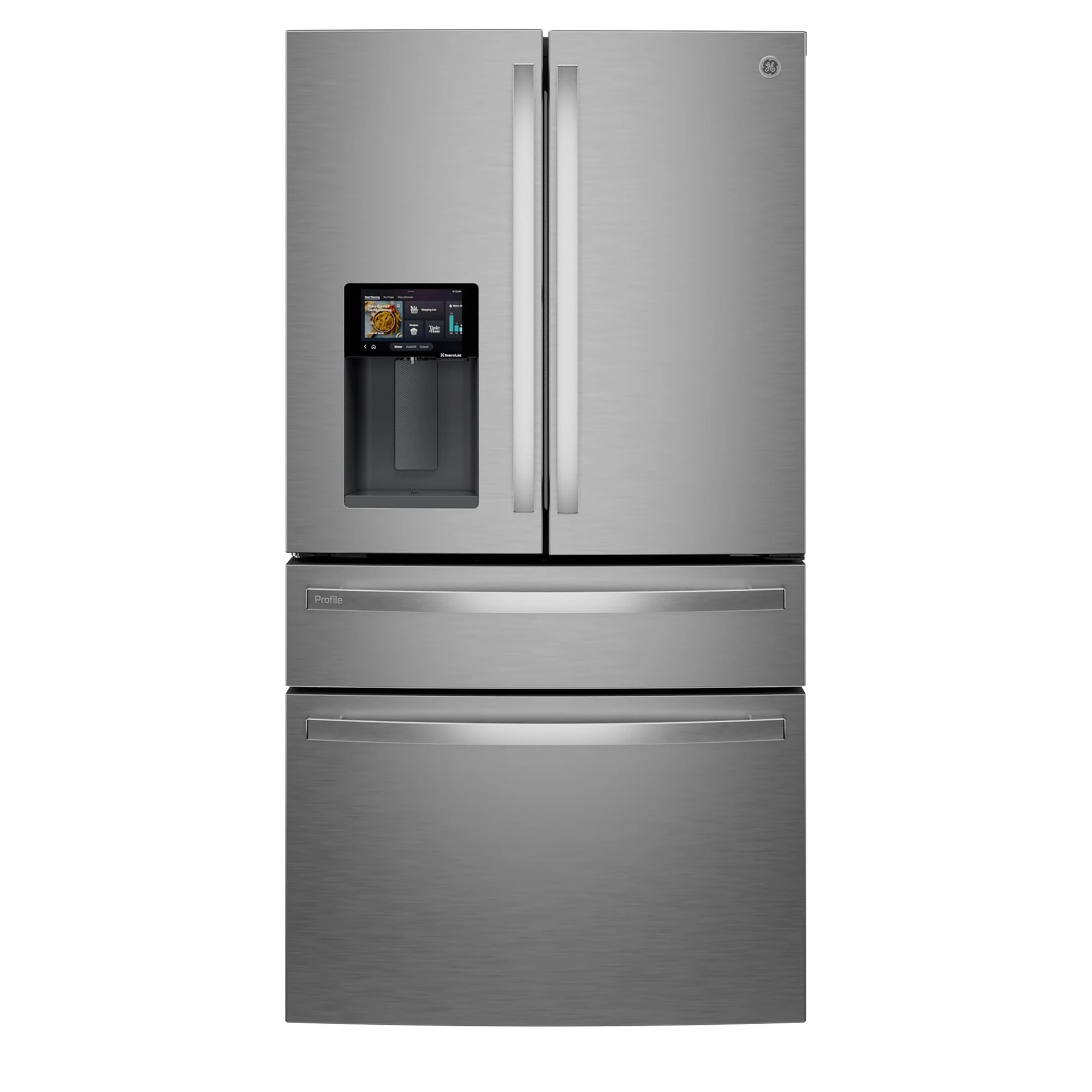 27.9 Cu. Ft. Smart 4-Door French-Door Refrigerator with Kitchen Assistant PVD28HYYFS