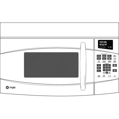 Spacemaker 1.8 Cu. Ft. XL1800 Microwave Oven PVM1870DMBB