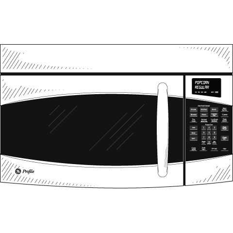 Spacemaker 1.8 Cu. Ft. XL1800 Microwave Oven PVM1870SMSS