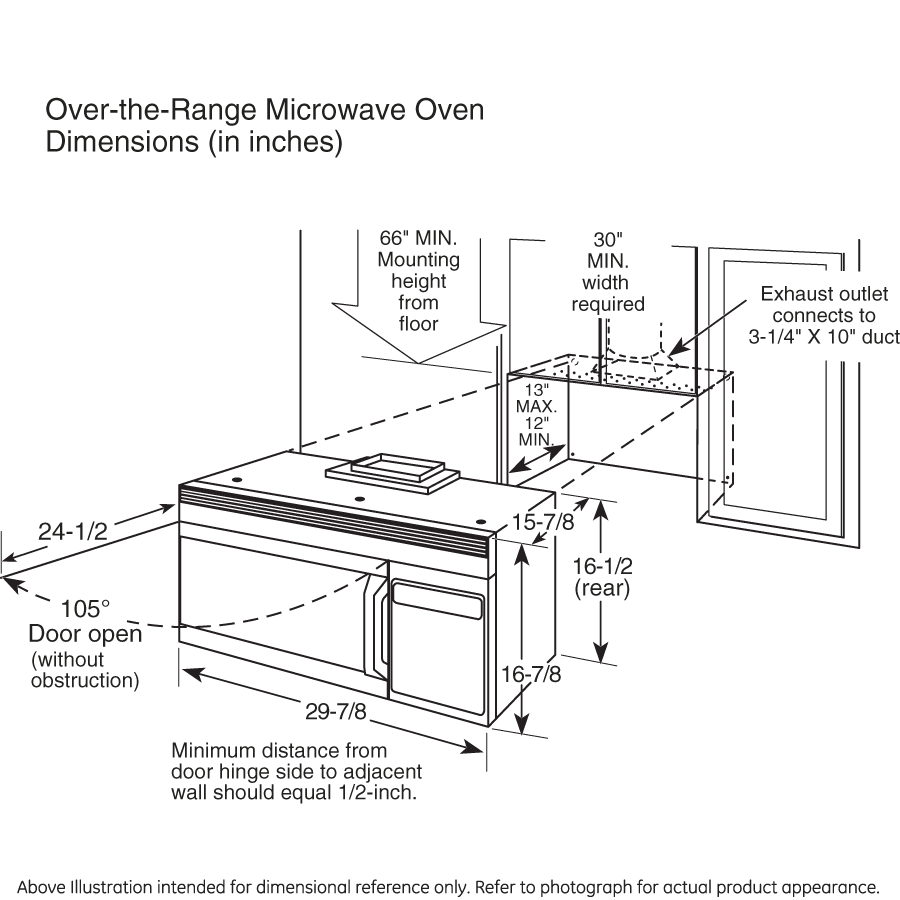Spacemaker 1.9 Cu. Ft. Over-the-Range Microwave Oven view 11