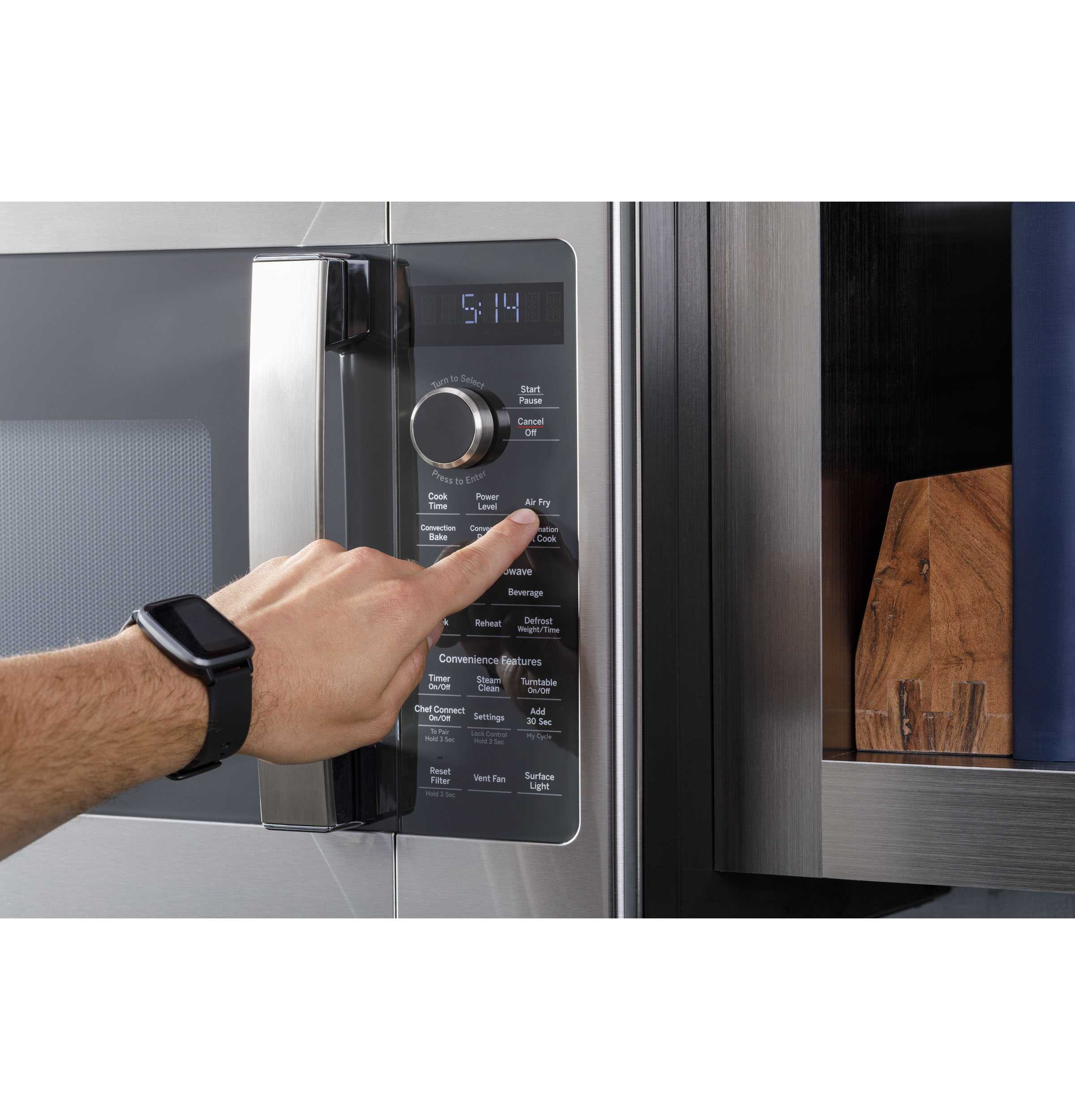 1.7 Cu. Ft. Convection Over-the-Range Microwave Oven view 3