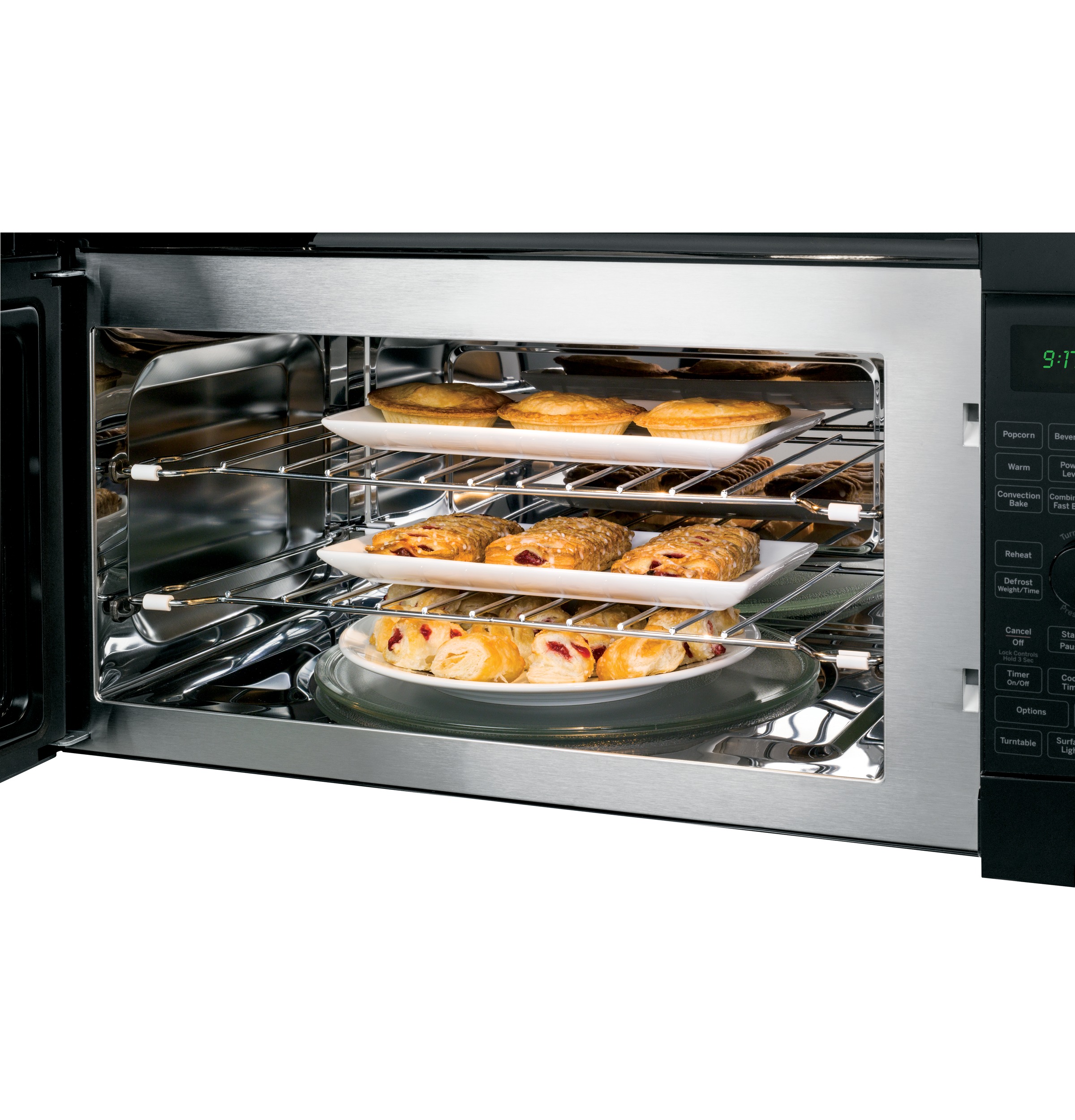 Series 1.7 Cu. Ft. Convection Over-the-Range Microwave Oven PVM9179DFBB