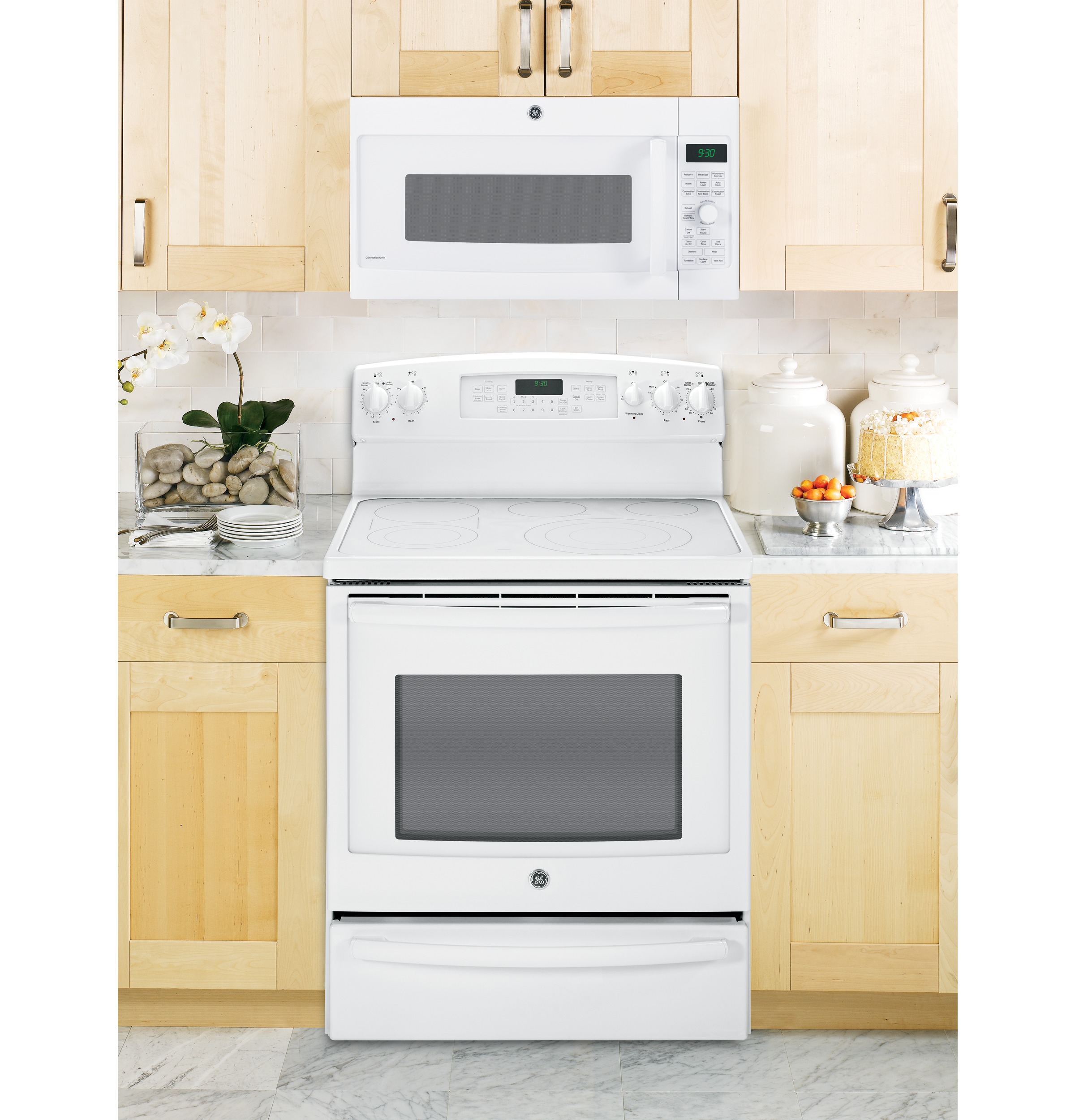 Series 1.7 Cu. Ft. Convection Over-the-Range Microwave Oven PVM9179DFWW