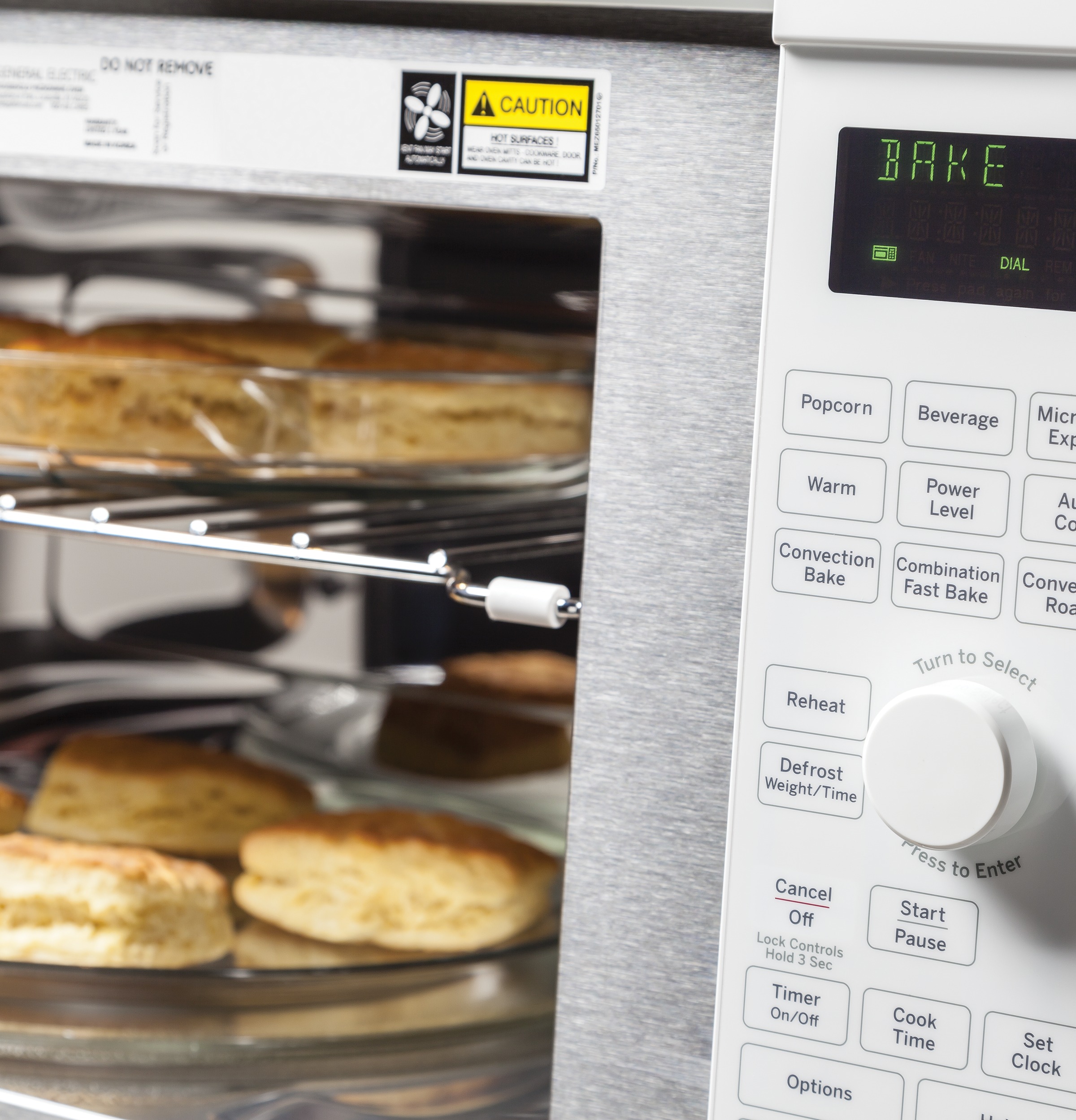 Series 1.7 Cu. Ft. Convection Over-the-Range Microwave Oven PVM9179DFWW