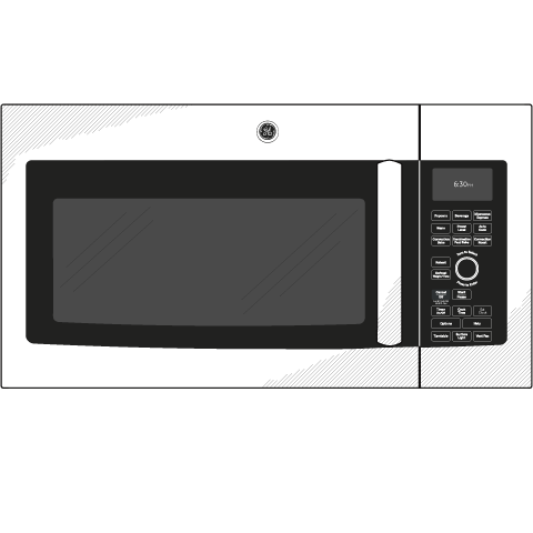 Series 1.7 Cu. Ft. Convection Over-the-Range Microwave Oven PVM9179EFES