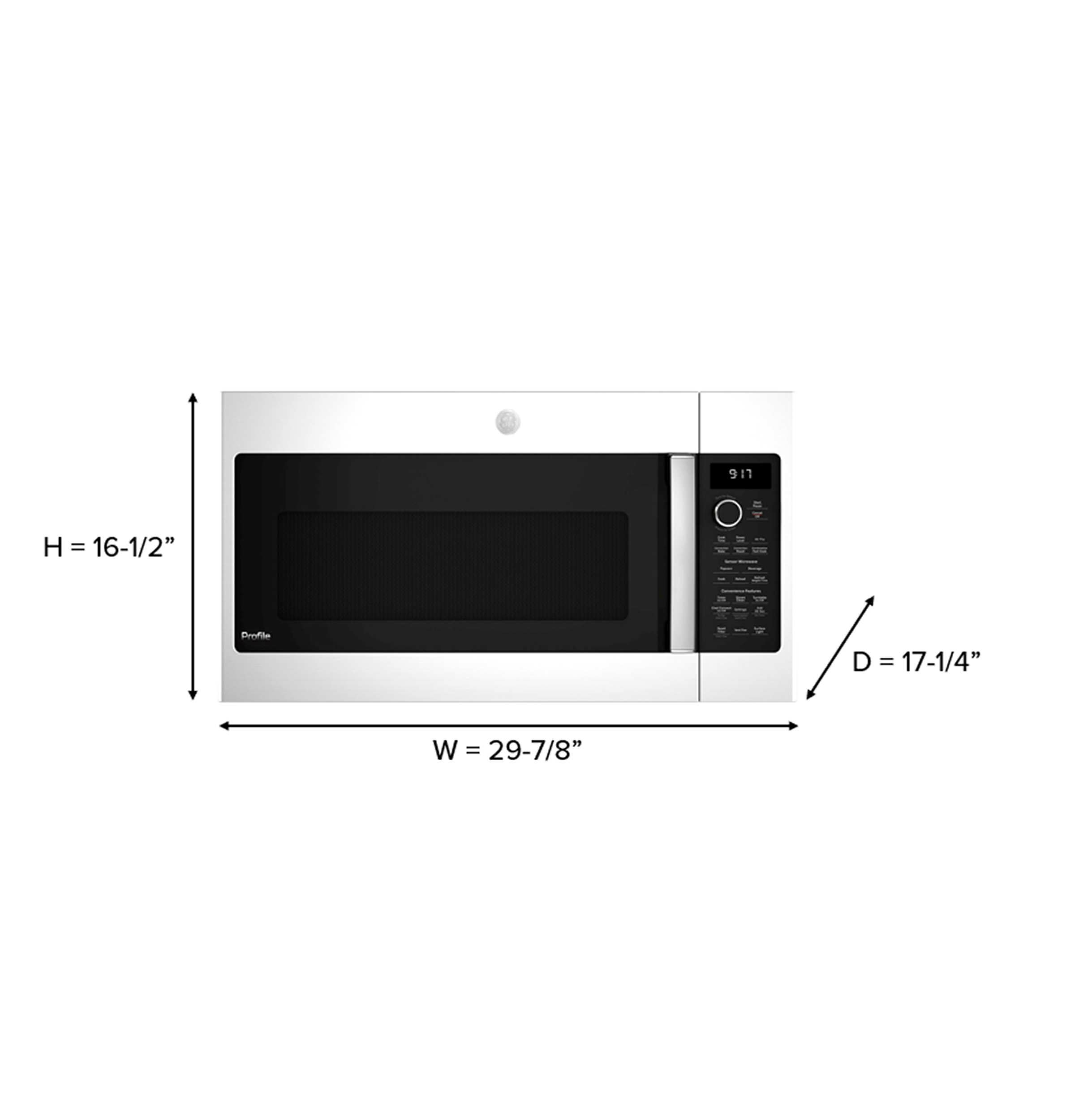 1.7 Cu. Ft. Convection Over-the-Range Microwave Oven view 15