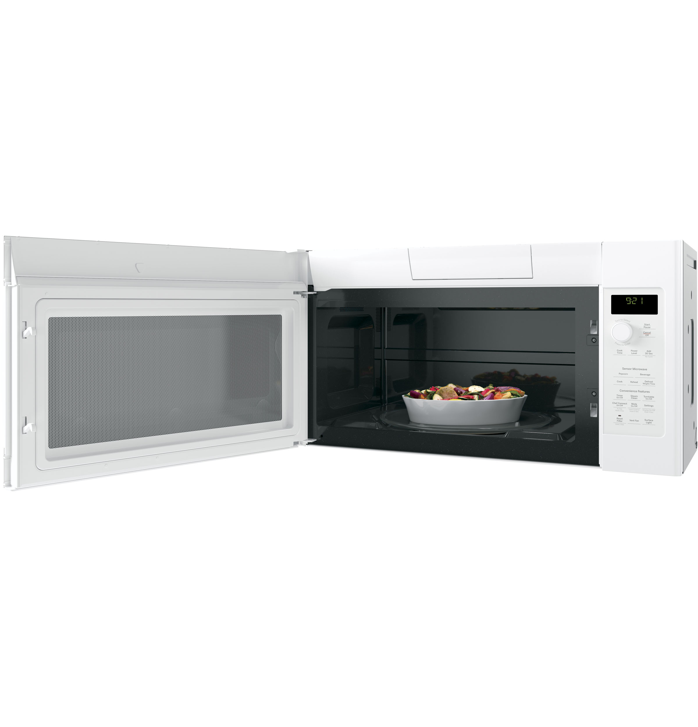 Series 2.1 Cu. Ft. Over-the-Range Sensor Microwave Oven PVM9215DKWW