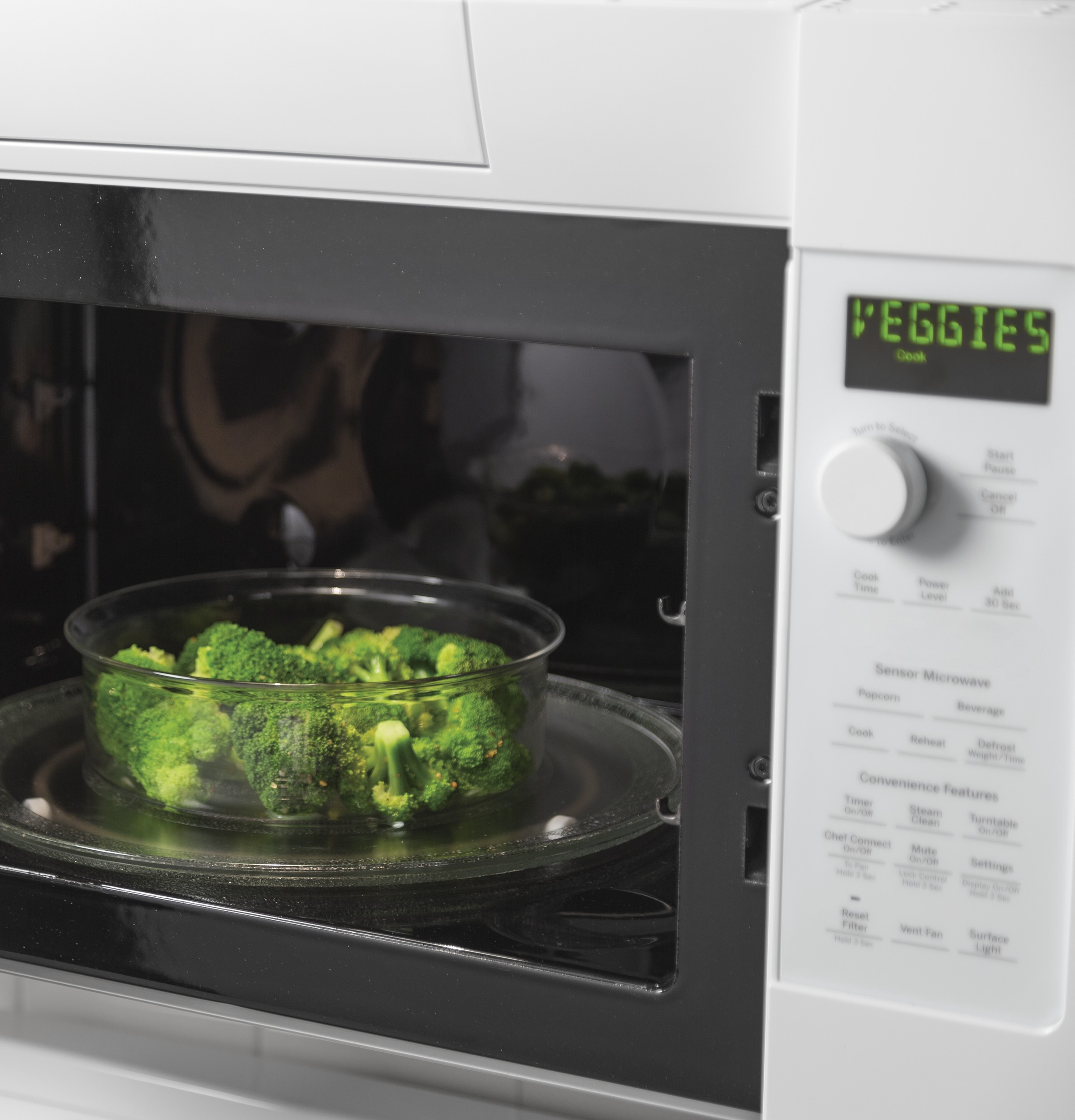 Series 2.1 Cu. Ft. Over-the-Range Sensor Microwave Oven PVM9215DKWW
