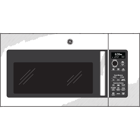 2.1 Cu. Ft. Over-the-Range Sensor Microwave Oven view 12