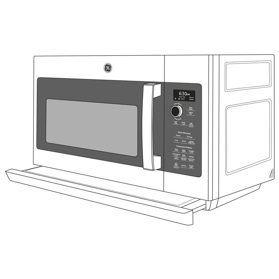 2.2 Cu. Ft. Over-the-Range Sensor Microwave Oven view 3