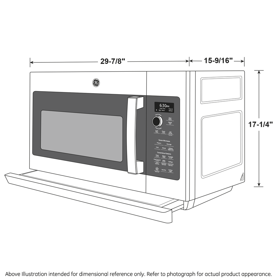 2.2 Cu. Ft. Over-the-Range Sensor Microwave Oven view 18