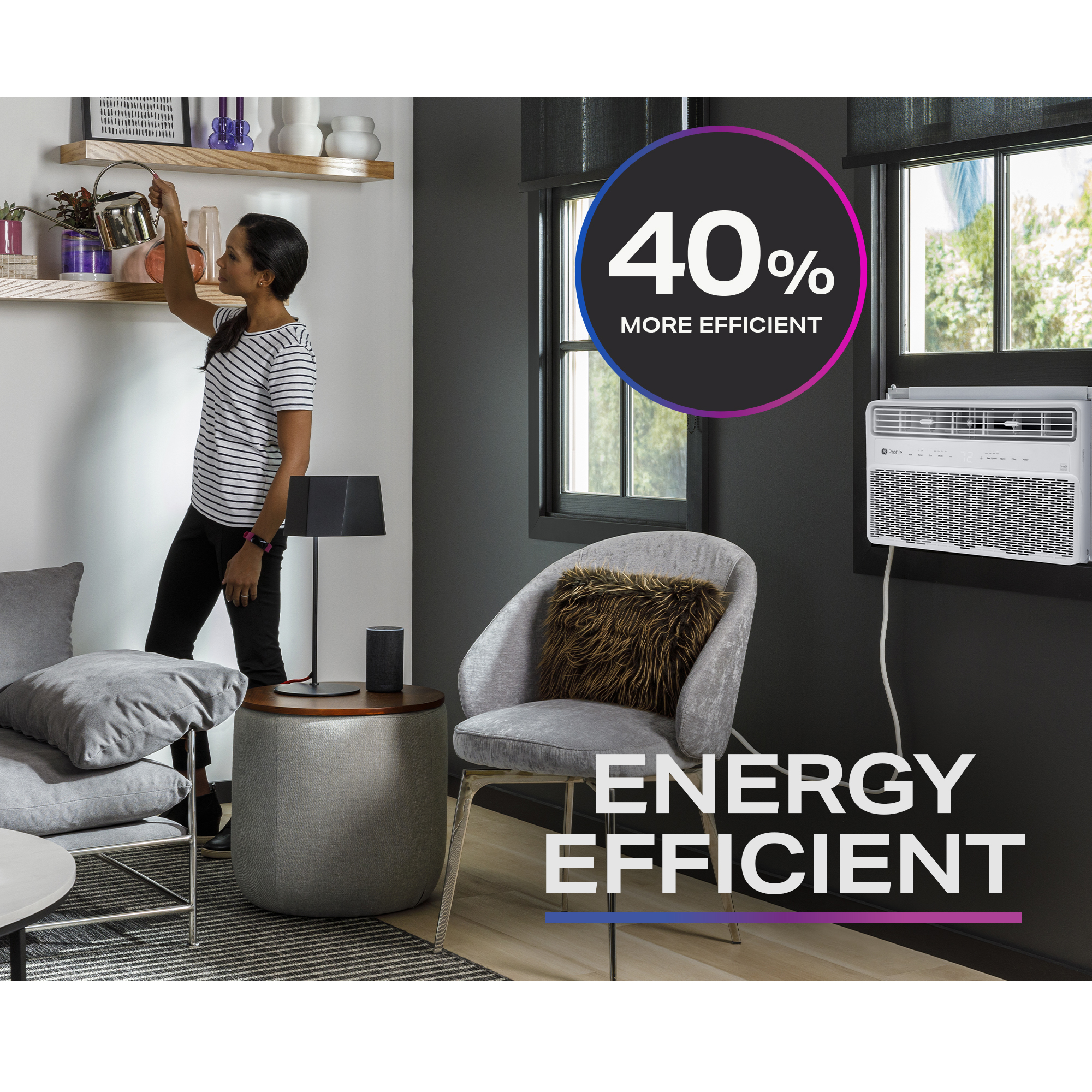 14,000 BTU Inverter Smart Ultra Quiet Window Air Conditioner for Large Rooms up to 700 sq. ft. view 4