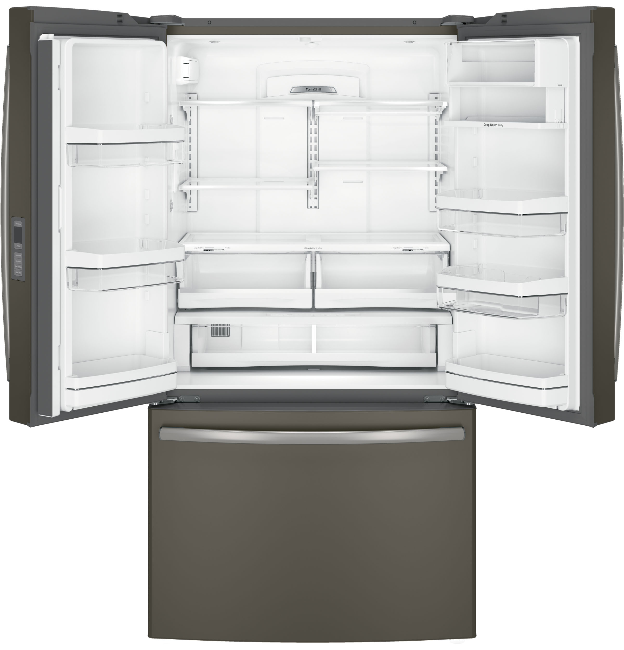 Series 23.1 Cu. Ft. Counter-Depth French-Door Refrigerator PWE23KMDES