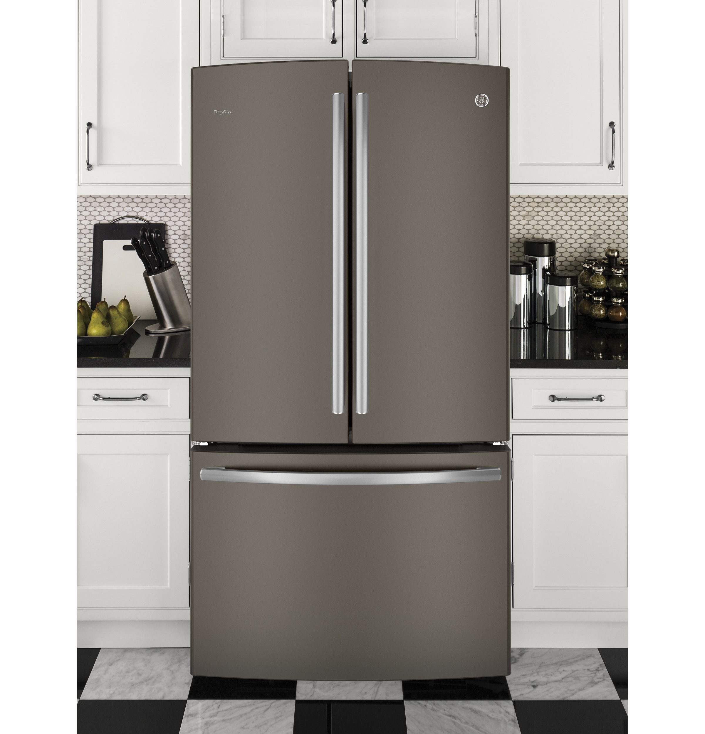 Series 23.1 Cu. Ft. Counter-Depth French-Door Refrigerator PWE23KMDES