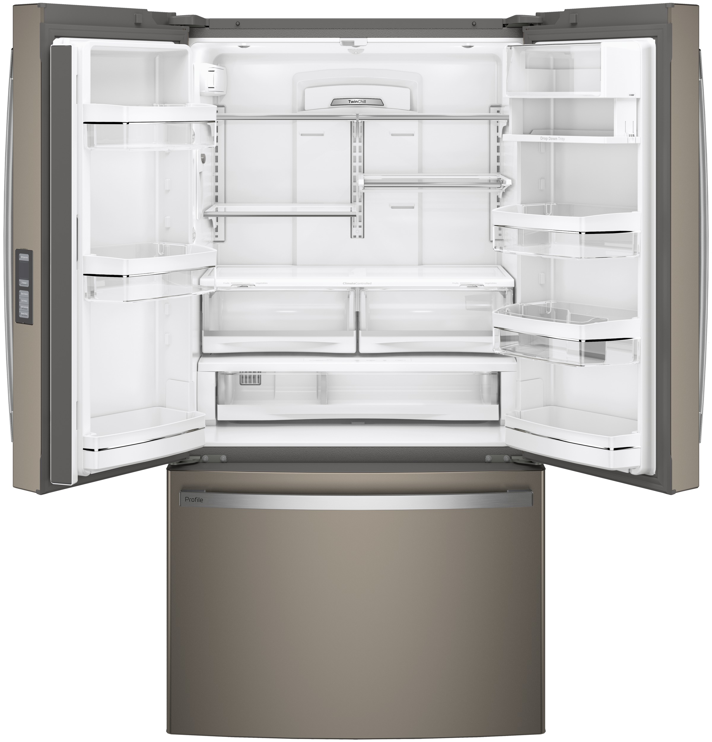 Series 23.1 Cu. Ft. Counter-Depth French-Door Refrigerator PWE23KMKES