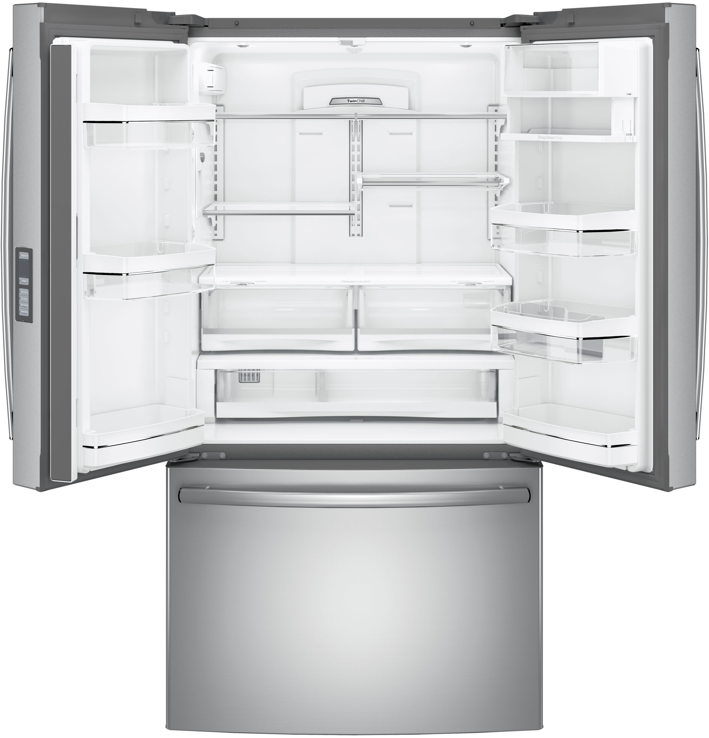 Series 23.1 Cu. Ft. Counter-Depth French-Door Refrigerator PWE23KSKSS