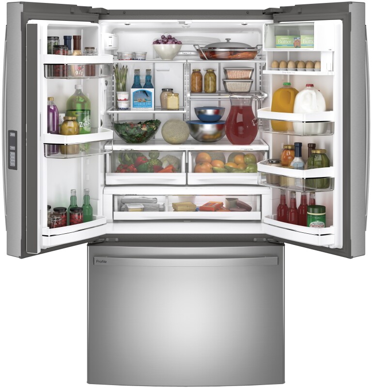 23.1 Cu. Ft. Counter-Depth Fingerprint Resistant French-Door Refrigerator view 12