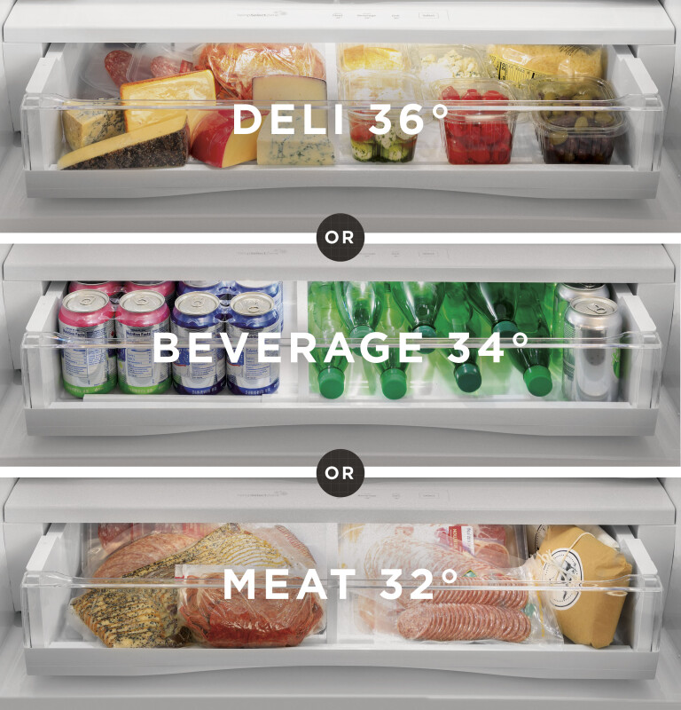 23.1 Cu. Ft. Counter-Depth Fingerprint Resistant French-Door Refrigerator view 2