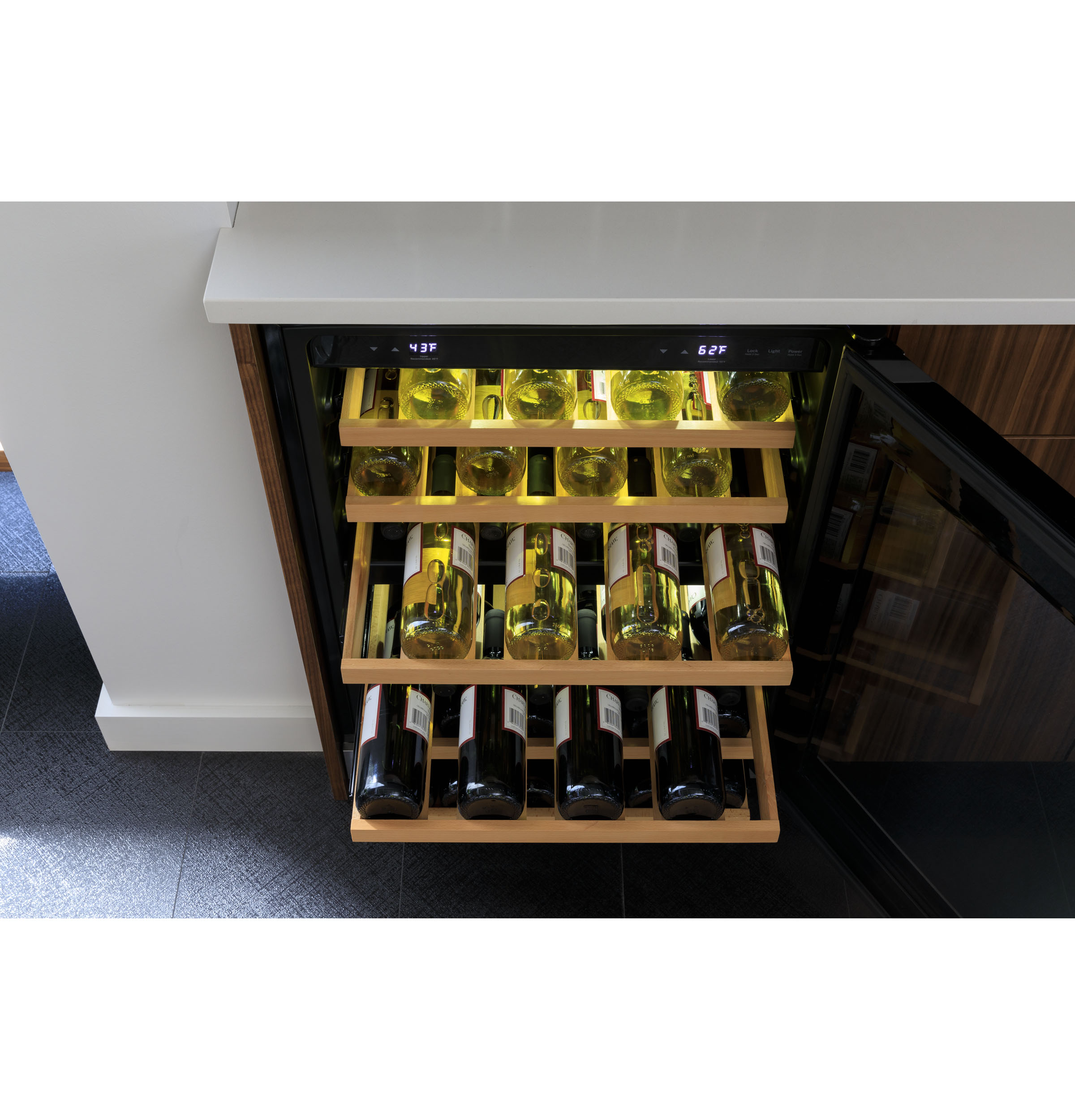 44-Bottle Dual Zone Wine Cooler view 7