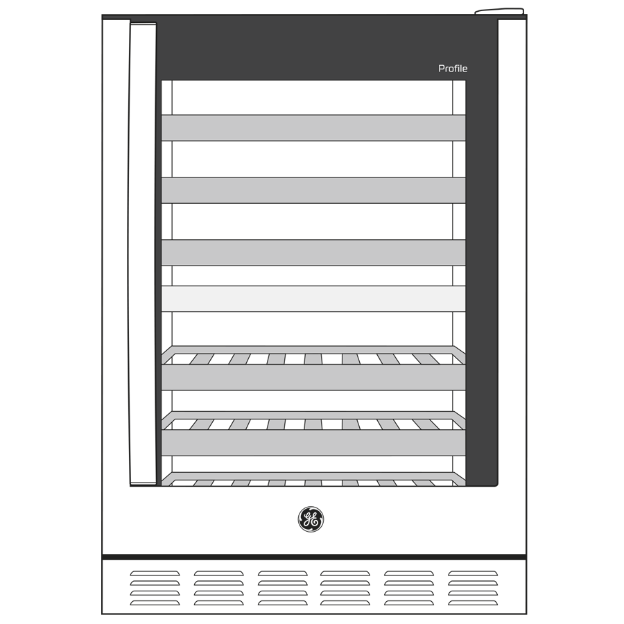 44-Bottle Dual Zone Wine Cooler view 3