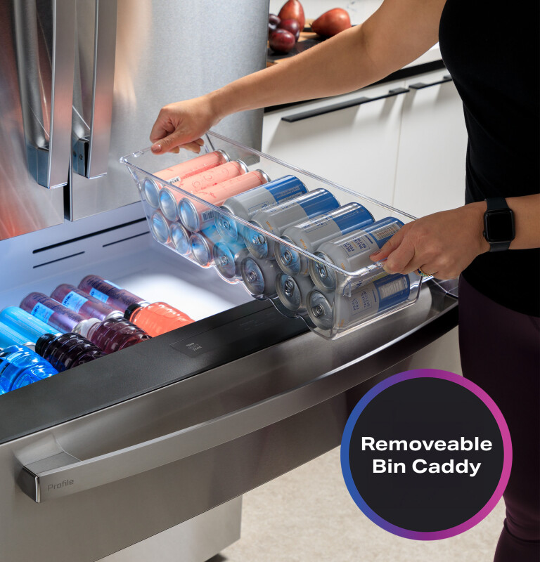 22.4 Cu. Ft. Smart Counter-Depth Fingerprint Resistant 4-Door French-Door Refrigerator with Door In Door view 31