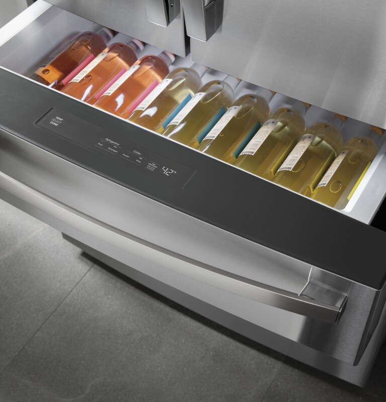 22.4 Cu. Ft. Smart Counter-Depth Fingerprint Resistant 4-Door French-Door Refrigerator with Door In Door view 37