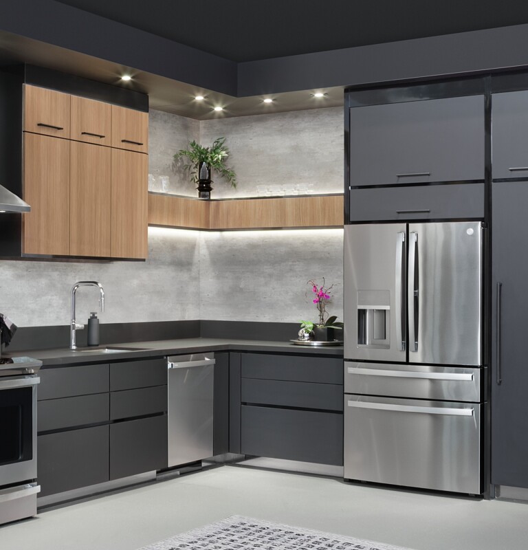 22.4 Cu. Ft. Smart Counter-Depth Fingerprint Resistant 4-Door French-Door Refrigerator with Door In Door view 22